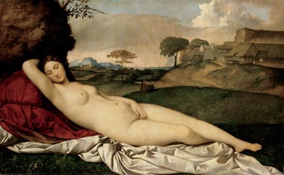 Sleeping Venus by Giorgione da Castelfranco